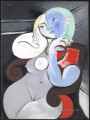 Nude Woman in a Red Armchair cubism Pablo Picasso